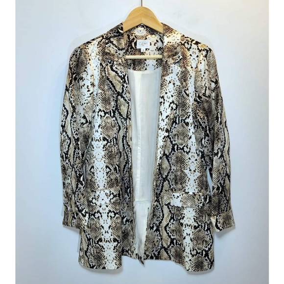 Cami NYC The Owen Snake-Print Blazer - Picture 3 of 8
